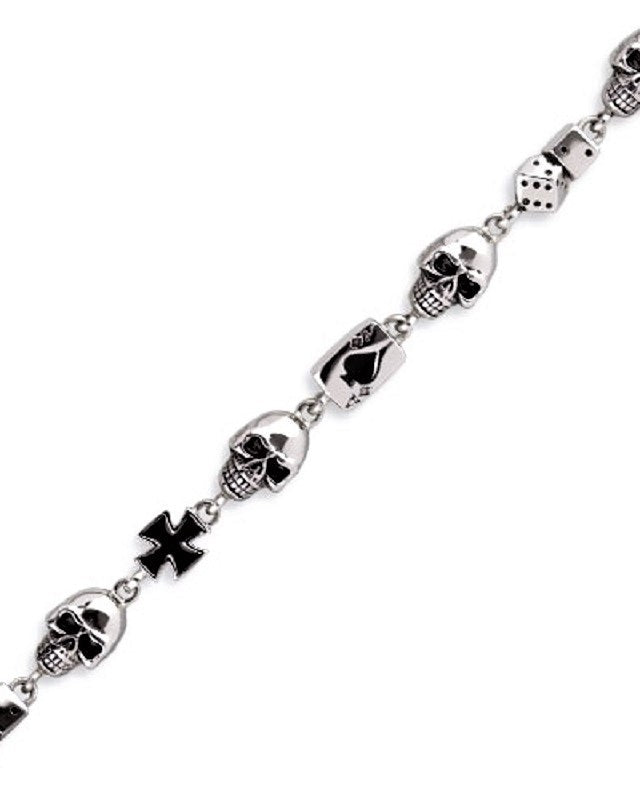 Bracelet Gambling Skull