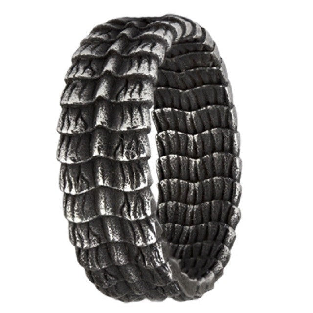 Dragon Skin Ring in Stainless Steel