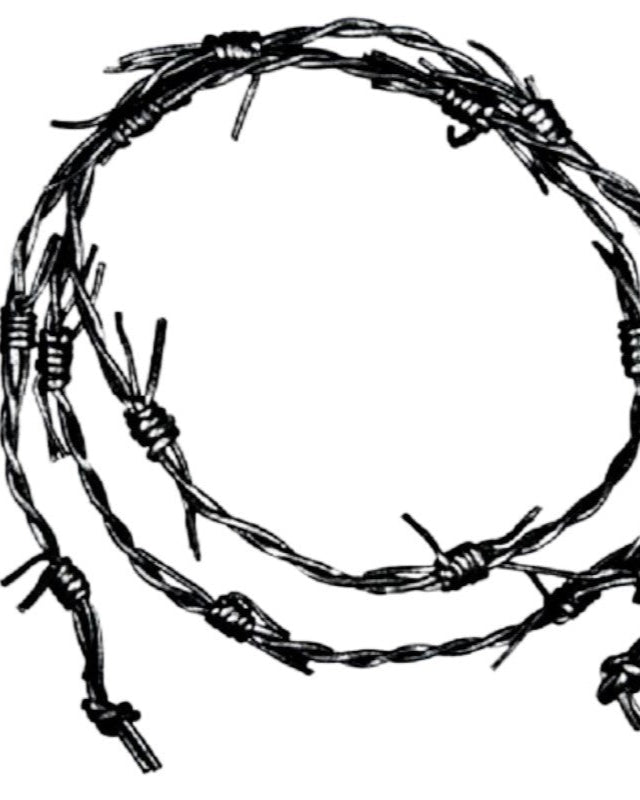 THE MOST GENUINE LEATHER BARBED WIRE