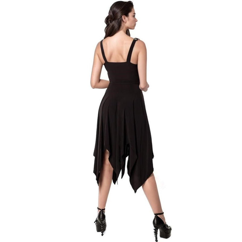 BLACK GOTHIC DRESS
