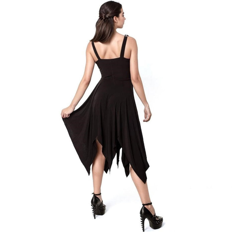 BLACK GOTHIC DRESS