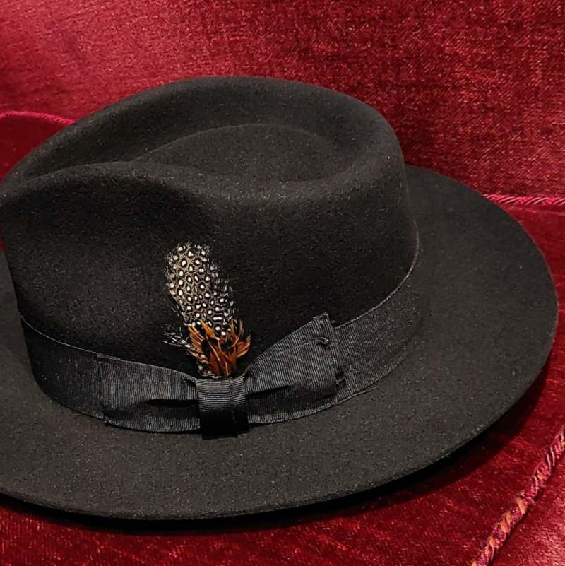 CLASSIC STIFF BRIM FEDORA HAT