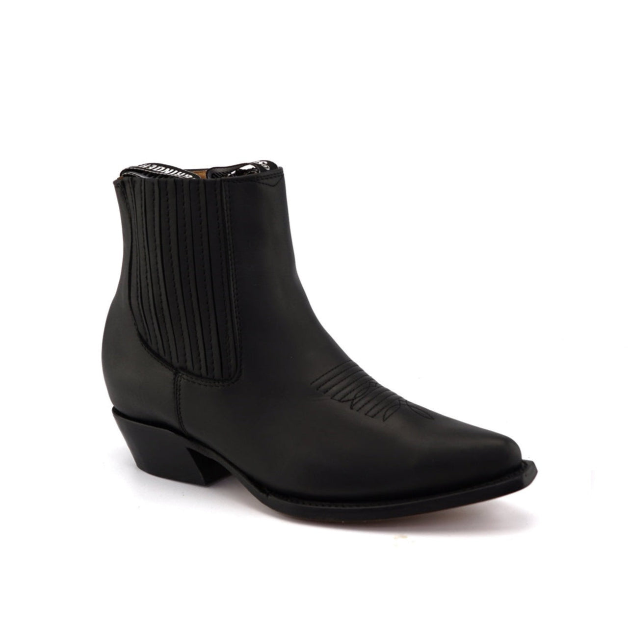 ZIPPERED WESTERN ANKLE BOOTS AUSTIN