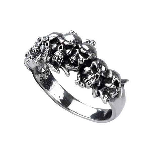 STERLING SILVER RING SKULLS