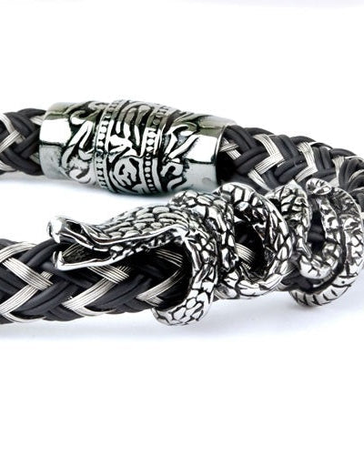 Bracelet with two Cobra snakes