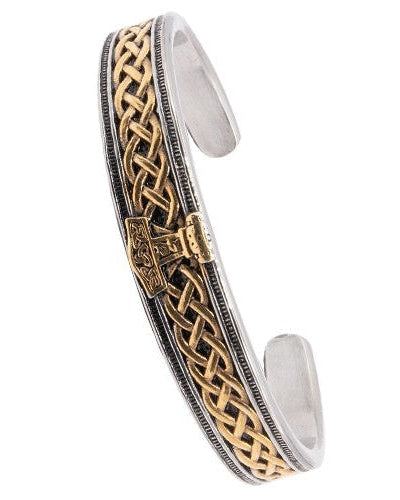 Gold Thor's Hammer Bracelet