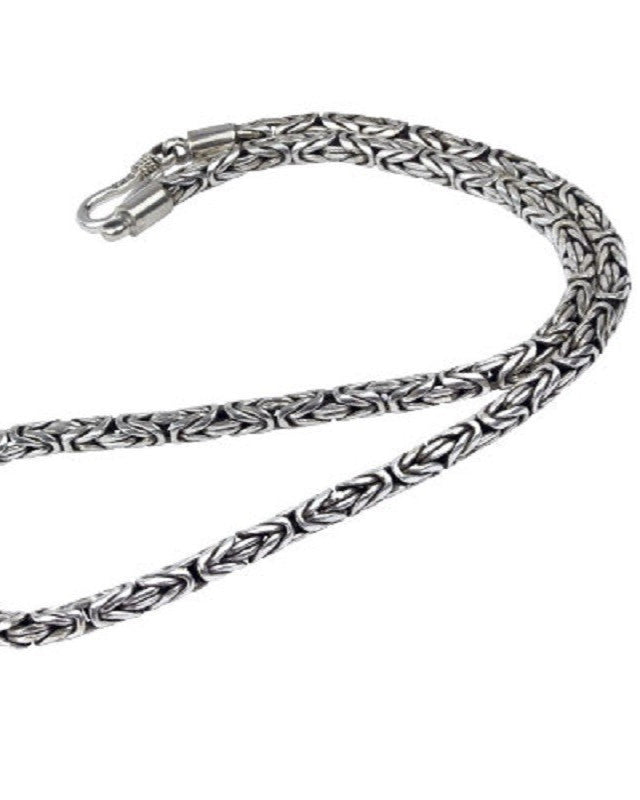 SILVER NECKLACE KING'S CHAIN (4mm)