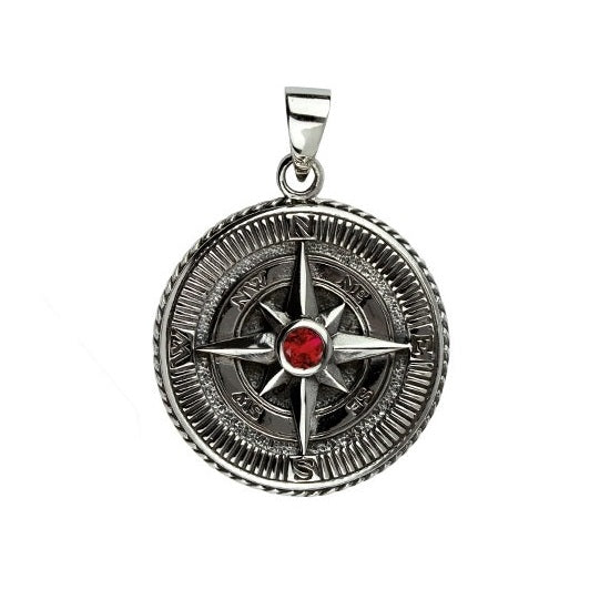 STEEL PENDANT NAUTICAL STAR
