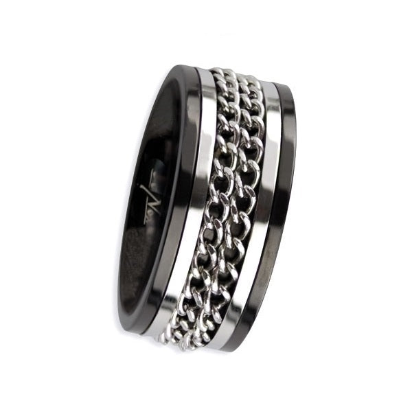 TWO CHAINS STEEL RING