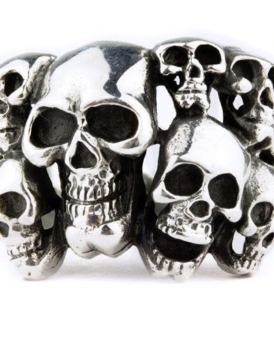 STAINLESS STEEL SKULLS RING