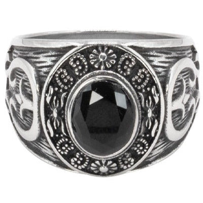 VICTORIAN GOTHIC STEEL RING