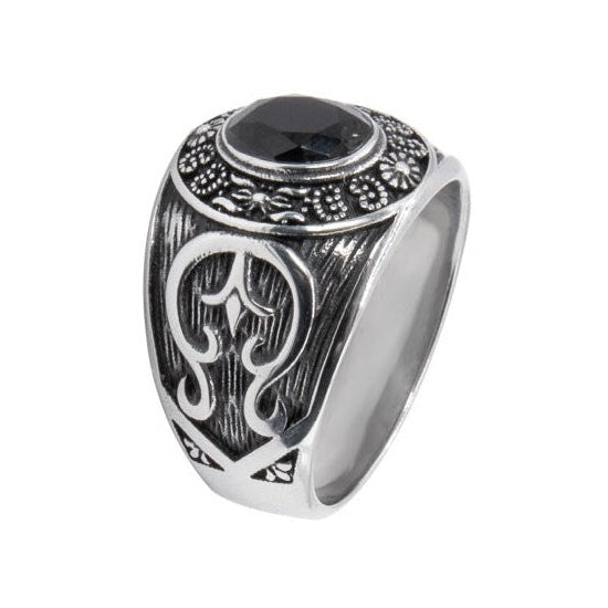VICTORIAN GOTHIC STEEL RING