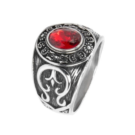 VICTORIAN GOTHIC STEEL RING