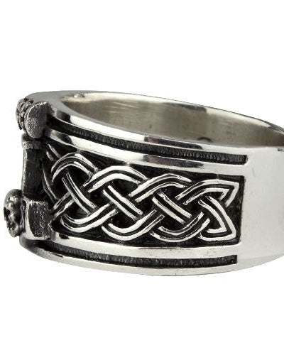THOR'S HAMMER STEEL RING