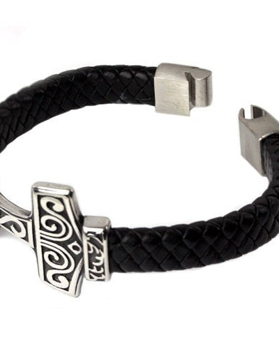 STAINLESS STEEL BRACELET THORS HAMMER