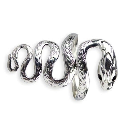 STERLING SILVER RING BIG SNAKE