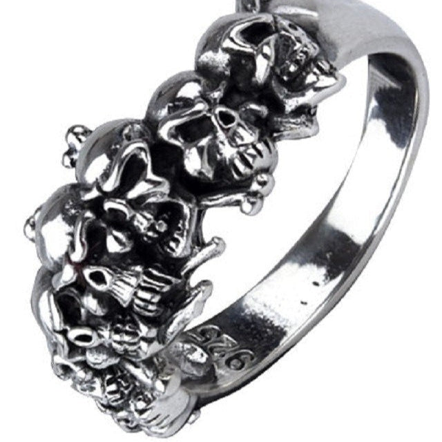 STERLING SILVER RING SKULLS