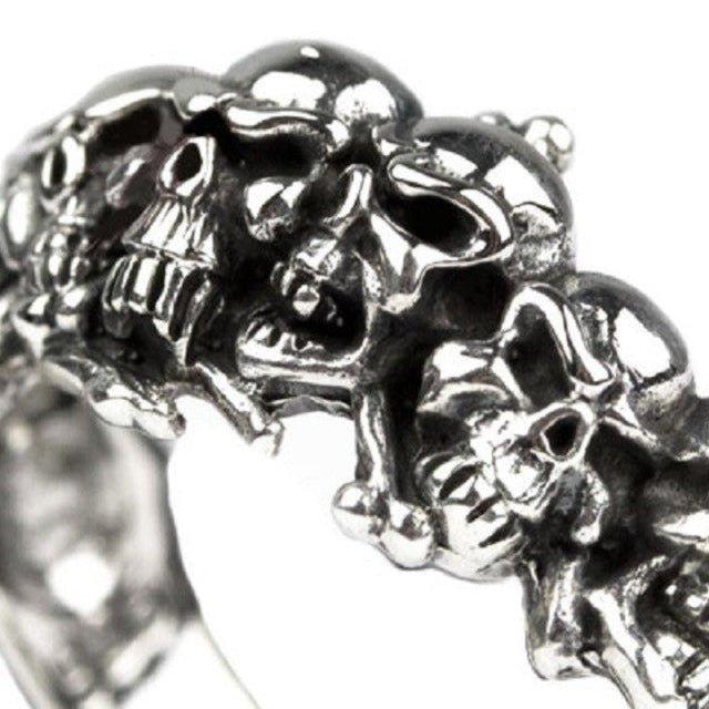 STERLING SILVER RING SKULLS