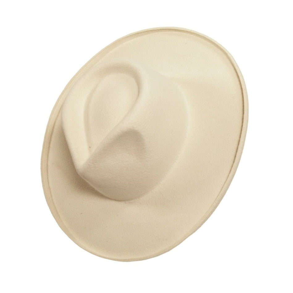 WOOL FELT HAT HUDSON WHITE