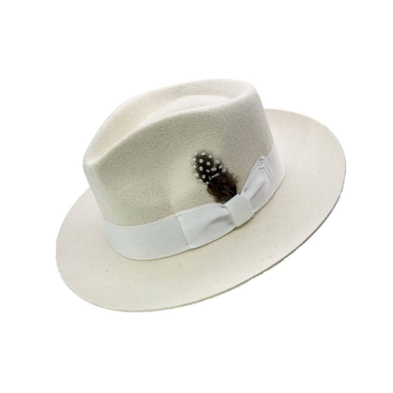 CLASSIC STIFF BRIM FEDORA HAT