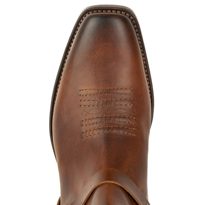 LEATHER ANKLE BOOTS WESTERN