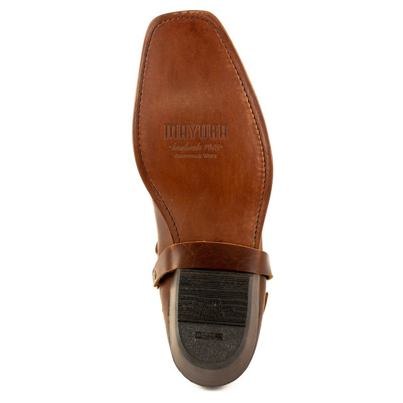 LEATHER ANKLE BOOTS WESTERN