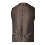 Full House Men's Western Jacquard Vest - 100% Polyester Waistcoat