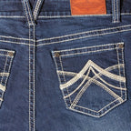 Women's Embroidered Bootcut Jeans Kimberly - Premium Western Denim