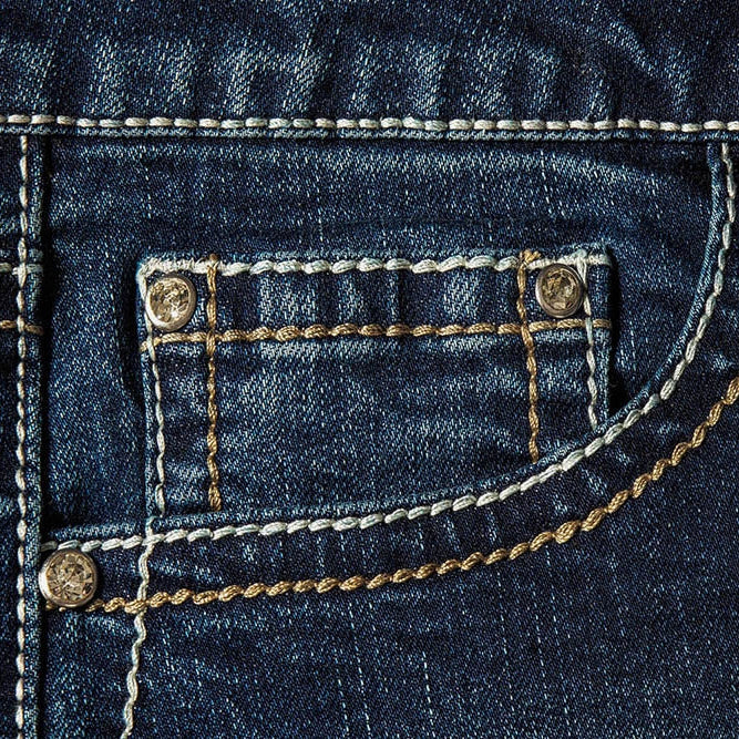 Women's Embroidered Bootcut Jeans Diamond - Premium Western Denim