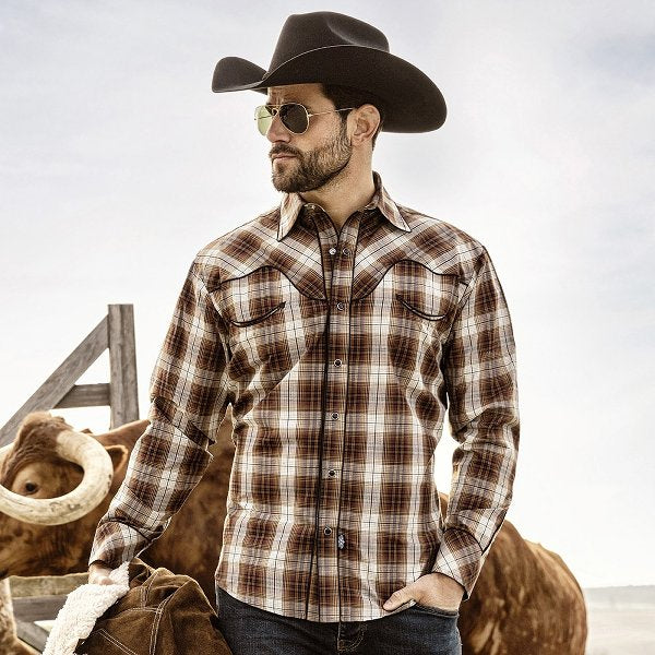 Checkered Western Shirt Isaac - Men's Western Wear