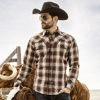 Checkered Western Shirt Isaac - Men's Western Wear