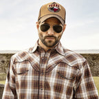 Checkered Western Shirt Isaac - Men's Western Wear