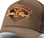 Yellowstone Dutton Ranch Trucker Cap - Premium 5-Panel Brown