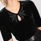 MORTICIA VELVET TOP