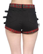 Women's buckle shorts