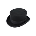 Black Wool Felt Top Hat - Classic Victorian Legend Hat