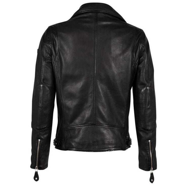 Mavric SF Men's Black Rock Biker Leather Jacket