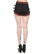 Women's buckle shorts