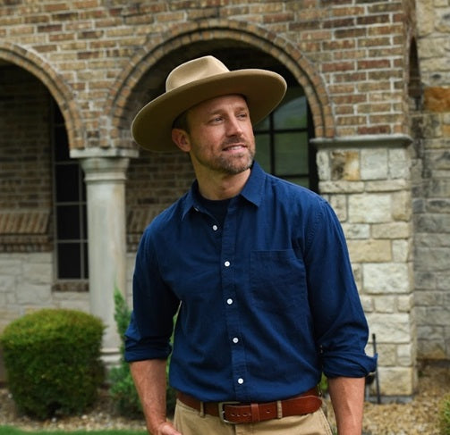 WOOL FELT HAT HUDSON BARK