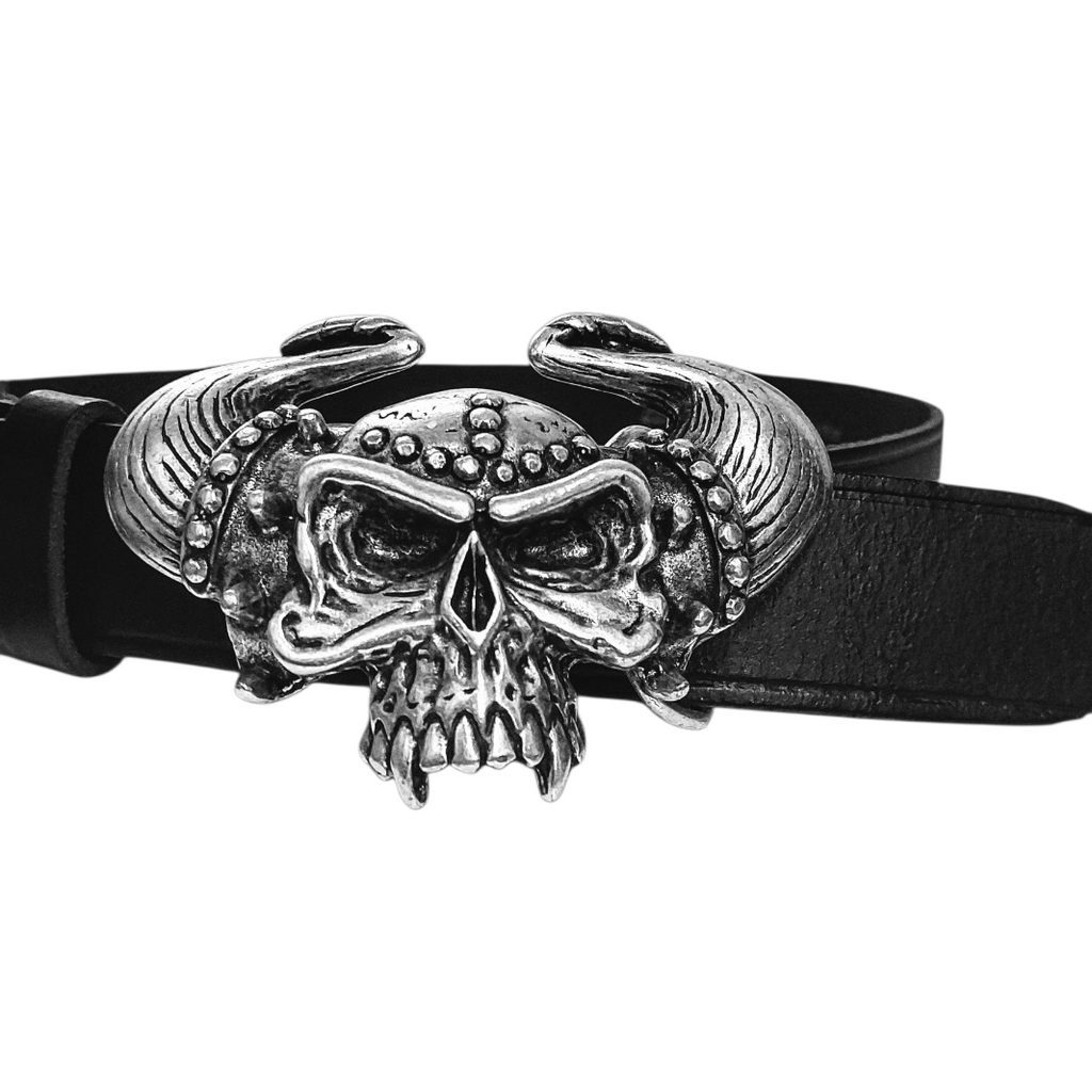 Belt buckle Viking Skull