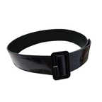 Women's Kailey Faux Leather Belt - Retro Style Wide Belt with Buckle