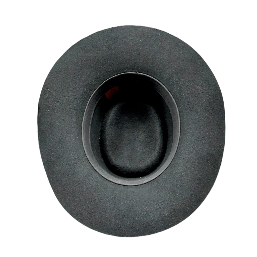 Western Wool Felt handmade Hat Ballad - Black Cowboy Hat
