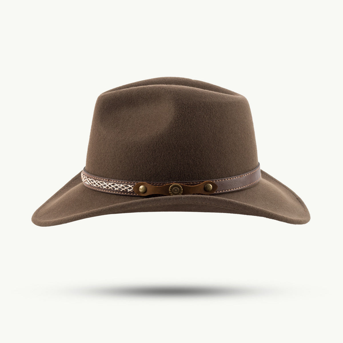 Sandstone Outdoor Felt Hat – 100% Wool, Water-Repellent
