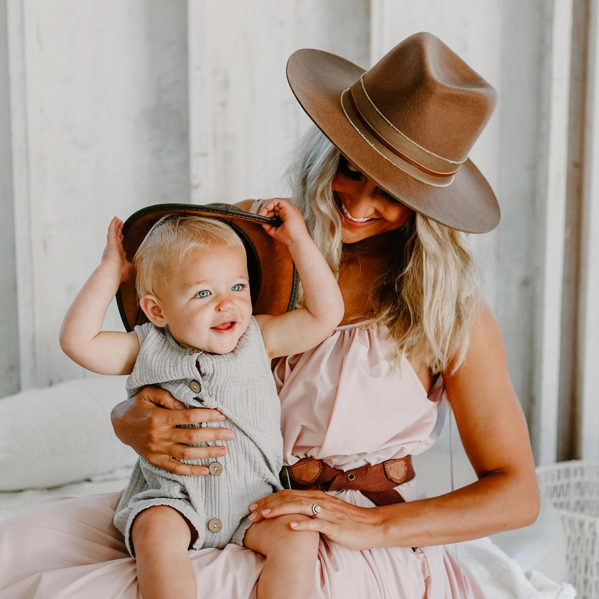 AUSTRALIAN WOOL FELT HAT JAWA BROWN
