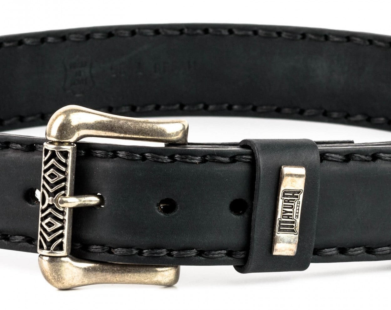 LEATHER WESTERN BELT