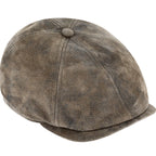 Genuine Leather Bakerboy Cap Henry | Vintage Antique
