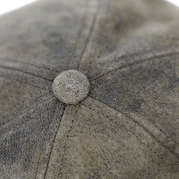 Genuine Leather Bakerboy Cap Henry | Vintage Antique