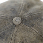 Genuine Leather Bakerboy Cap Henry | Vintage Antique