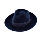 Fedora Wool Felt Hat with Grosgrain Ribbon, Waterproof & Crushable