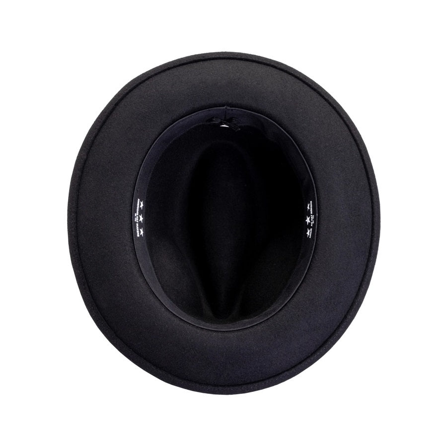 CRUSHABLE PINCH FRONT HAT PABLO BLACK